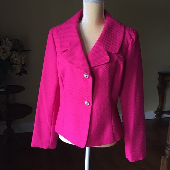 maggie boutique Jackets & Blazers - Maggie Boutique bold pink blazer EUC 14